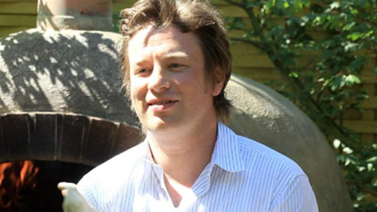 Jamie Oliver at Chelsea Flower Show