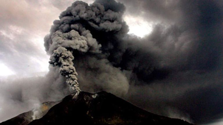 Thousands Flee Homes After Volcano Erupts | World News | Sky News