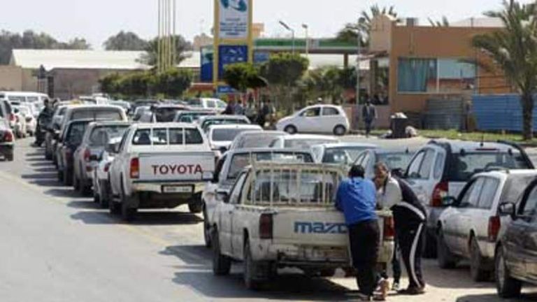 Libya: Land Of Checkpoints And Queues | World News | Sky News