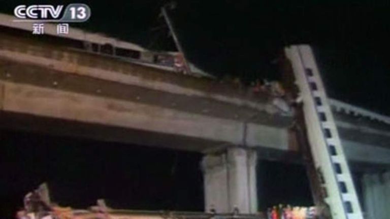 Signals Blamed For Lethal China Rail Crash | World News | Sky News