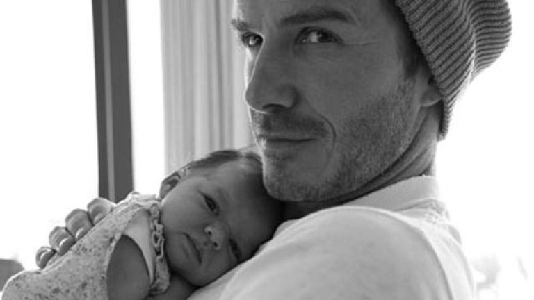 David Beckham takes daughter Harper on Easter egg hunt amid COVID-19  lockdown | Photogallery - ETimes