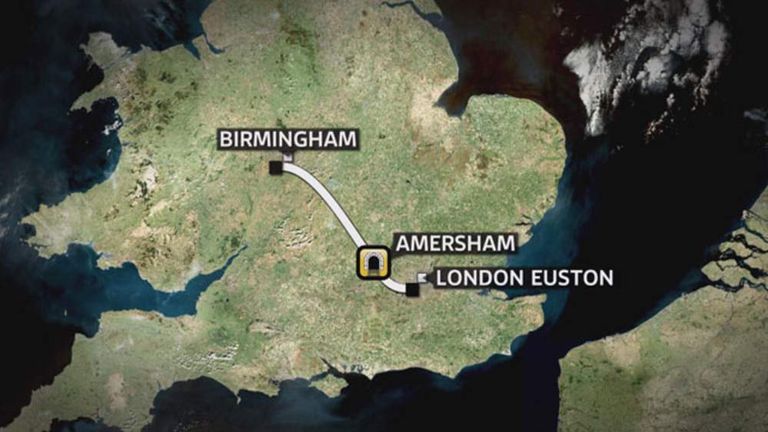The first phase of the HS2 project is between Birmingham and London, but it will be expanded north.