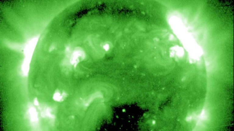 Solar flare - X-ray of the Sun