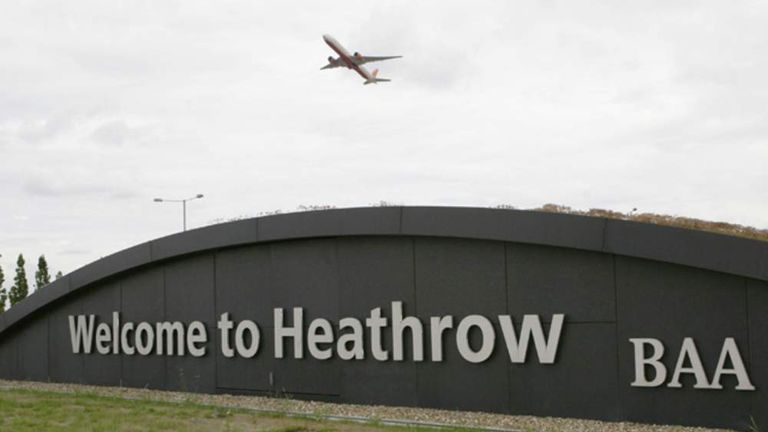 Heathrow Airport Sign