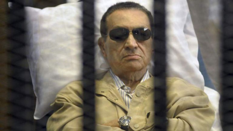 Mubarak was sentenced to life in prison.