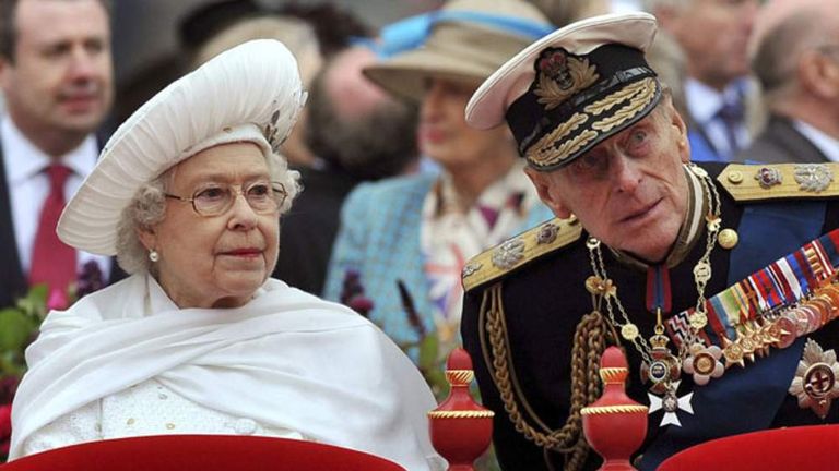 The Queen and Prince Philip June during the Diamond Jubilee celebrations in June 2012