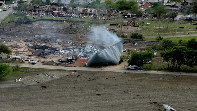 Texas Explosion: Kindness Amid Destruction | US News | Sky News