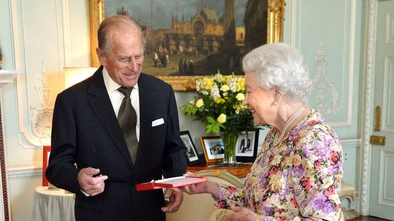 Duke of Edinburgh receives Order of New Zealand