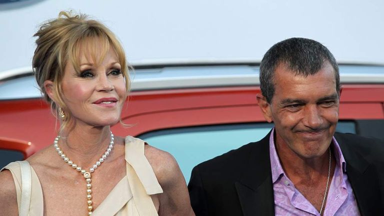 Antonio Banderas and Melanie Griffith at the fourth annual Starlite Charity Gala in Marbella, Spain.