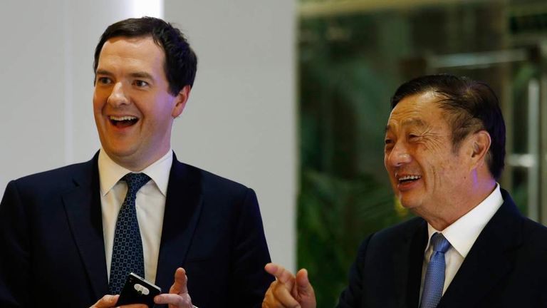 British Chancellor of the Exchequer George Osborne's Official Vist To China