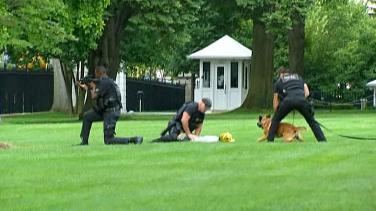 US Secret Service arrest White House fence 'pokemon' jumper