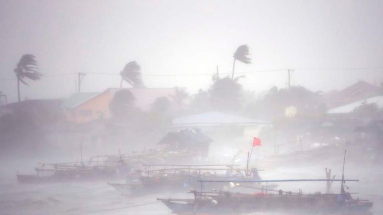 Ten Dead As Typhoon Batters The Philippines | World News | Sky News