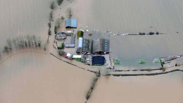 Somerset Flooding - Before & After | Scoop News | Sky News