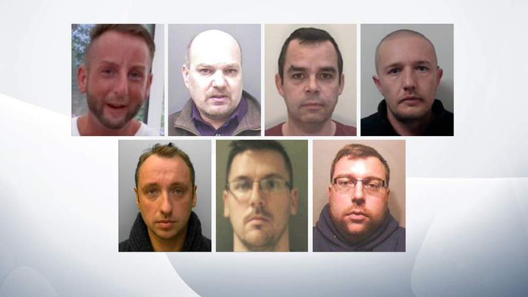 Evil Paedophile Gang Sentenced To 107 Years Uk News Sky News