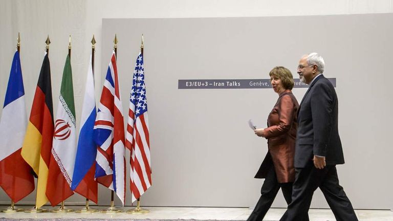 Iran Nuclear Deal Reached At Talks In Geneva World News Sky News
