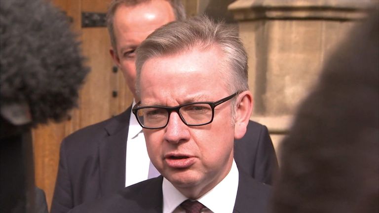 Michael Gove responds to losing in Tory leadership second round