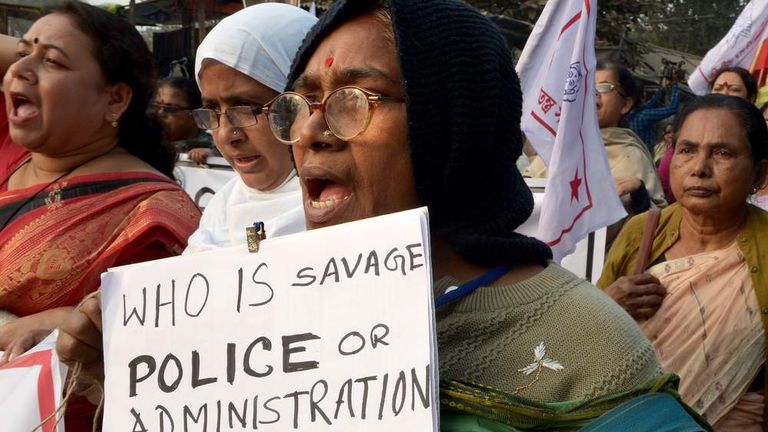 Anti-rape Protesters In India