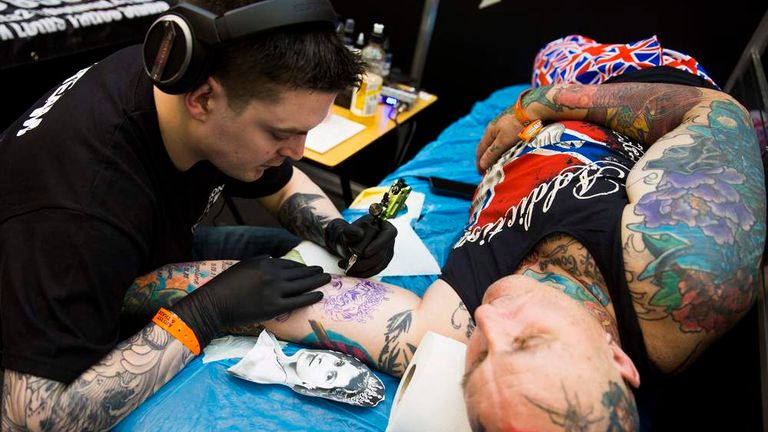 Tattoo Parlours Buzz With High Street Growth | Business News | Sky News
