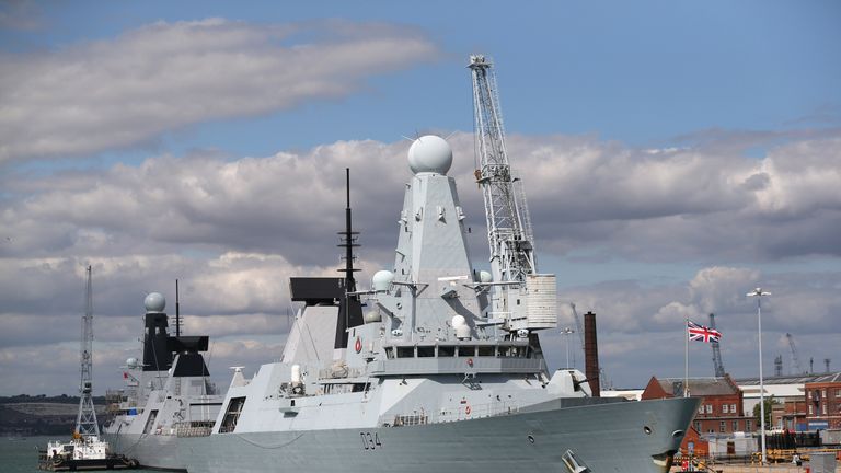 Destroyers In Dock After Navy 'Neglected' | UK News | Sky News