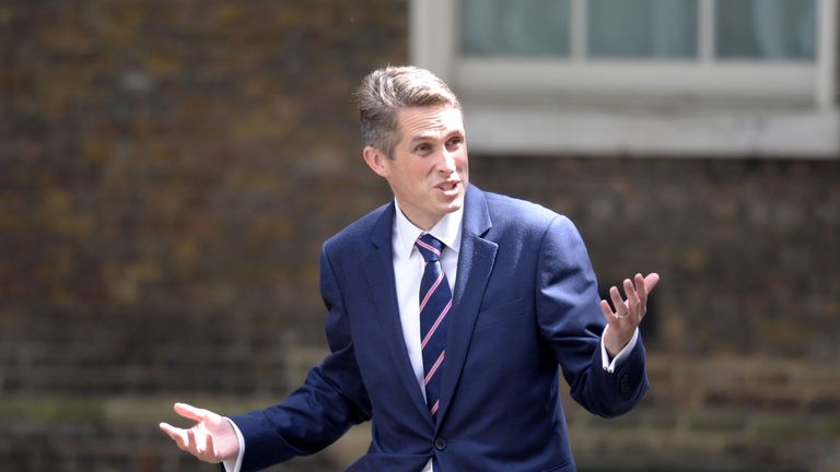 Gavin Williamson given the role of Chief Whip in Theresa May's new cabinet