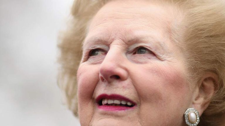 Margaret Thatcher Officially Names The New Infirmary Building