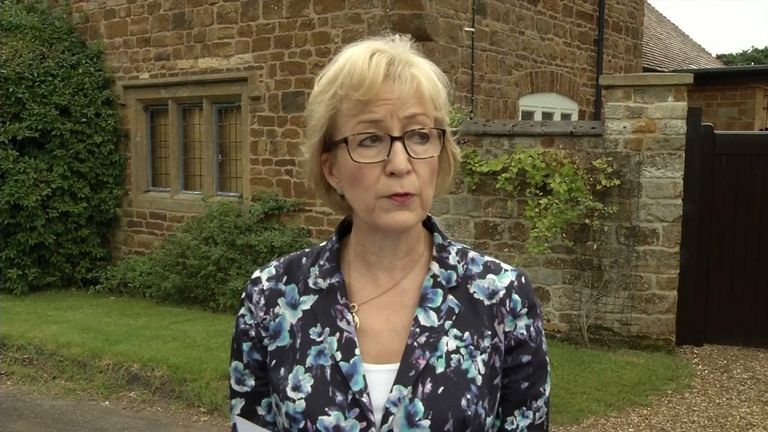 Andrea Leadsom defends comments she made to The Times about motherhood during the Tory leadership campaign