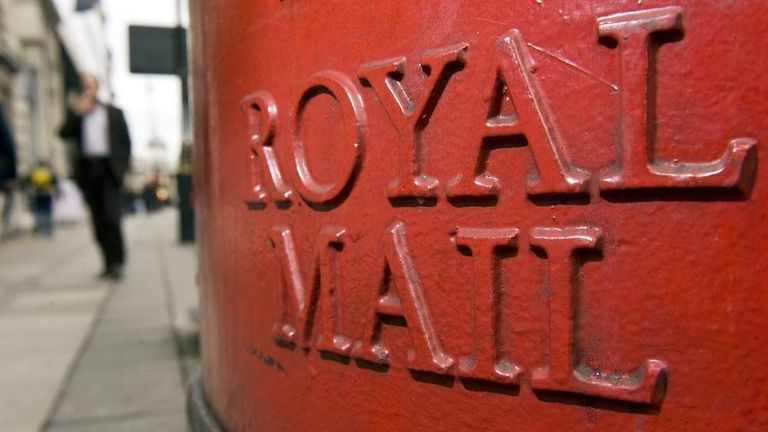 A Royal Mail postbox