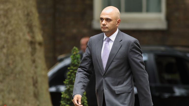 Sajid Javid is now the  Communities Secretary. He was previously the Business Secretary.