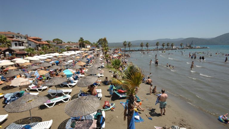 Holidaymakers in Marmaris two days after the failed coup in Turkey 