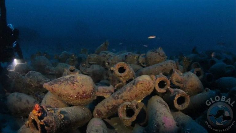 Divers Try To Unlock Ancient Shipwreck Mystery | US News | Sky News