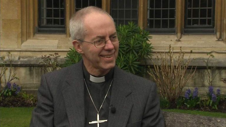 Archbishop Of Canterbury Enthroned Uk News Sky News