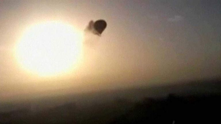 Witnesses reported hearing an explosion before the crash