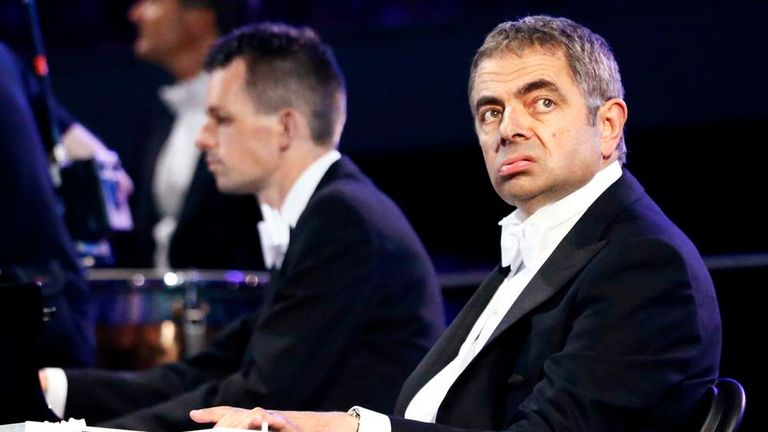 Rowan Atkinson in his role as Mr Bean in the Olympics opening ceremony