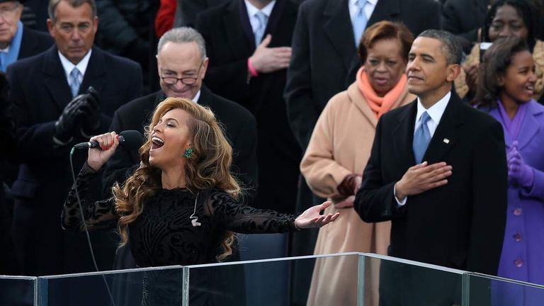 Beyonce: Why I Lip-Synced At Inauguration | US News | Sky News