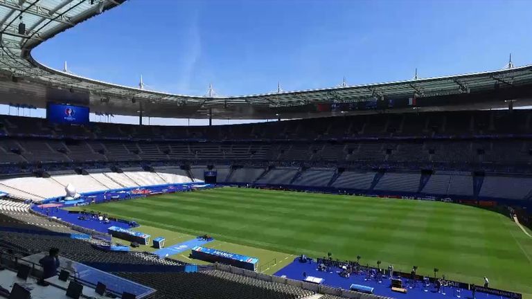 The Stade de France ahead of the final