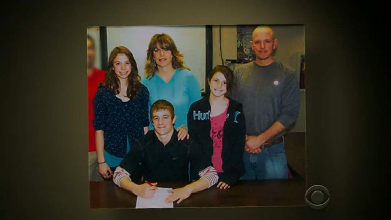 A picture of the Johnson family. Photo courtesy CBS