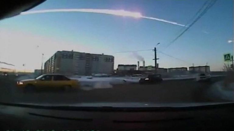 Meteor hits Russia