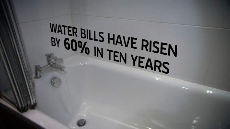 Water bill graphic