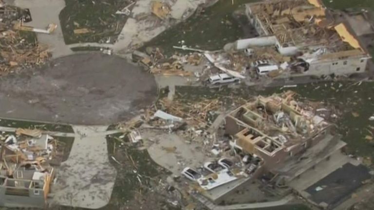 Tornadoes Hit US Midwest Killing Eight | US News | Sky News