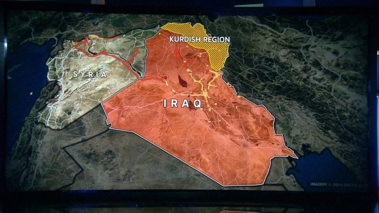 Northern Iraq map