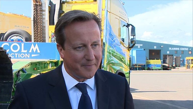 David Cameron on defection of Tory MP to UKIP