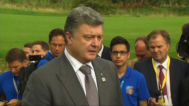 Ukraine President Petro Poroshenko.