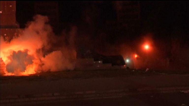 Lenin Statue Torn Down To Cheers In Ukraine | World News | Sky News