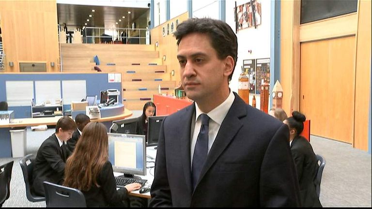 Labour leader Ed Miliband talk about Rochester and Strood.