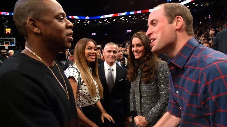 Jay-Z endorses Obama In Suit and Tie and Brooklyn Nets Cap