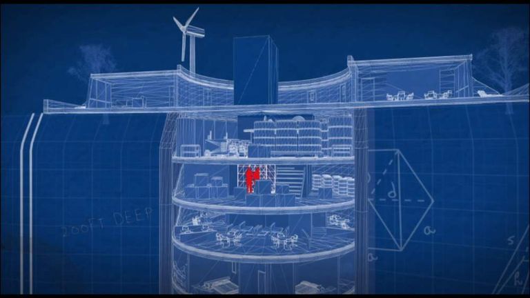 A former nuclear missile facility in the US that has now been turned into a high-tech refuge for people who fear the end of the world.