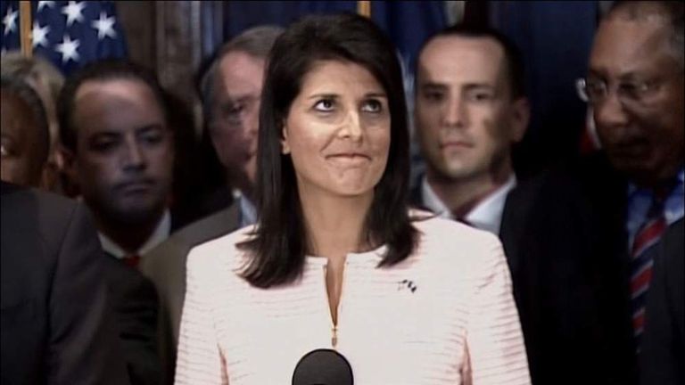 South Carolina Governor Nikki Haley
