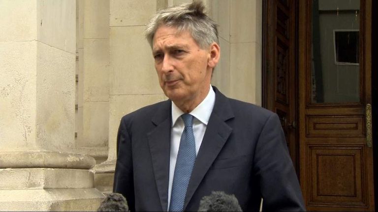 Foreign Secretary Philip Hammond