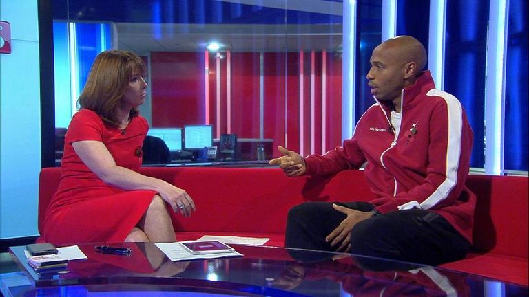 Kay Burley Talks To Thierry Henry 