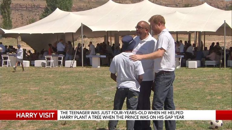 Prince Harry Reunites With Lesotho Teenager He First Met In 2004